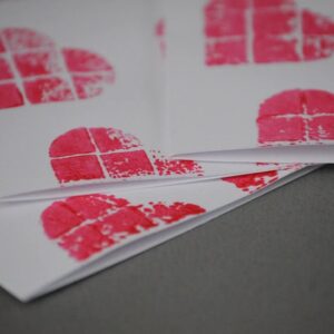 LEGO Printed Valentine’s Card