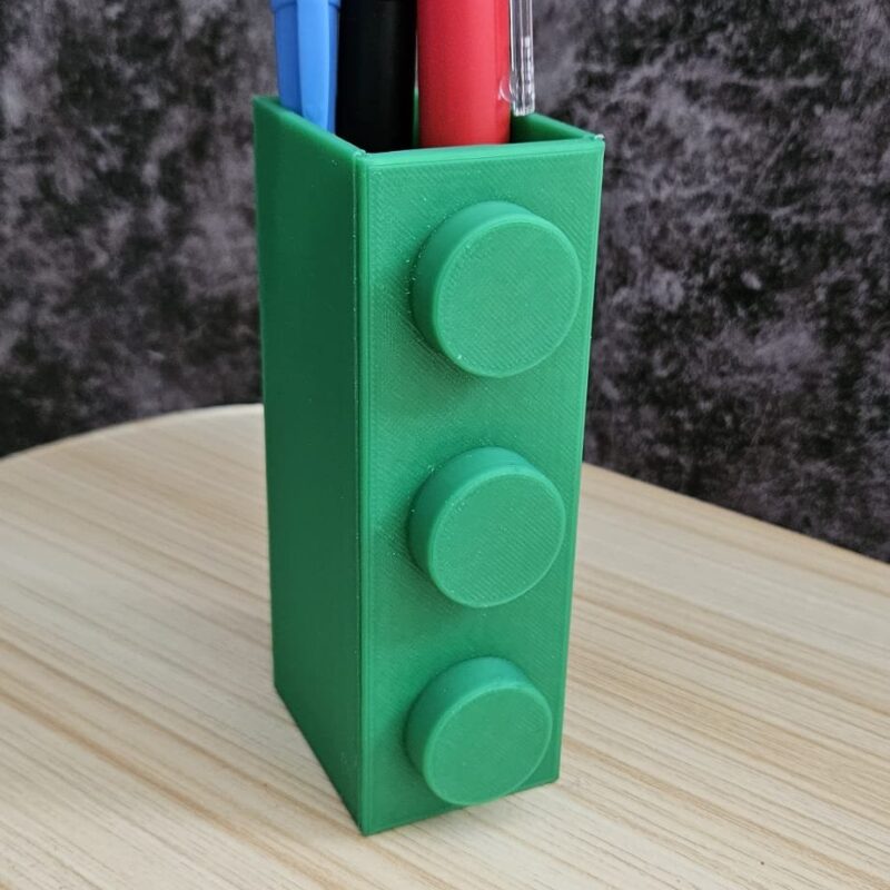 LEGO Inspired Pencil Holder
