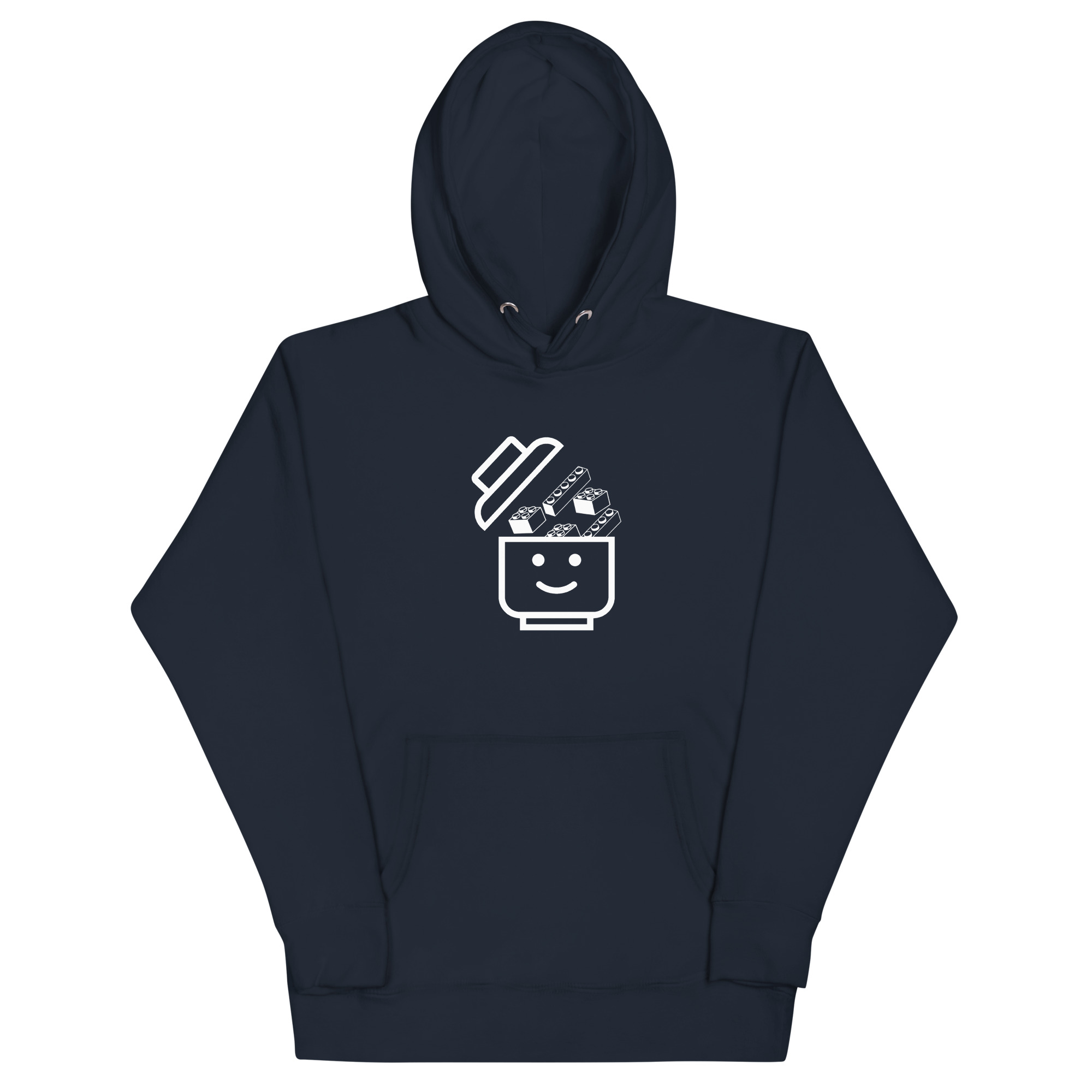 Bricks on My Mind LEGO Unisex Hoodie - Image 3